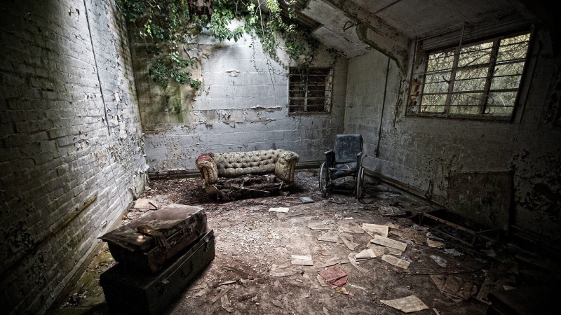 wall - building feature, 1080P, dirt, run-down, obsolete, building, desolate, history, broken, old, indoors, old building, decline, ruined, damaged, messy