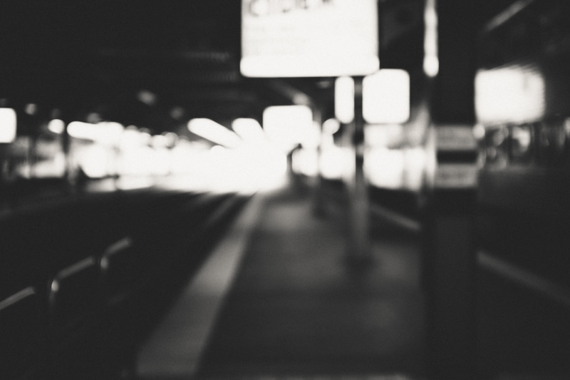 bright, life, dark, outdoors, bokeh, city, road, public transportation, blur, blurred, people, business, texture, night, street, railroad station platform