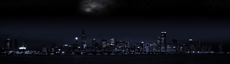 architecture, built structure, dark, skyscraper, illuminated, no people, buildings, urban skyline, office building exterior, sky, landscape, building, city