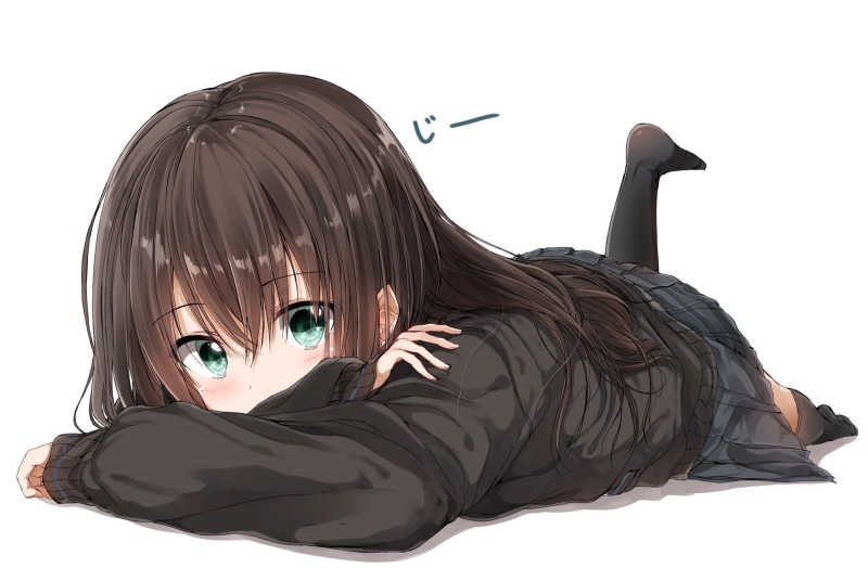 school uniform, full length, real people, weapon, indoors, domestic animals, lifestyles, hood, nature, leisure activity, schoolgirl, hood - clothing, long hair