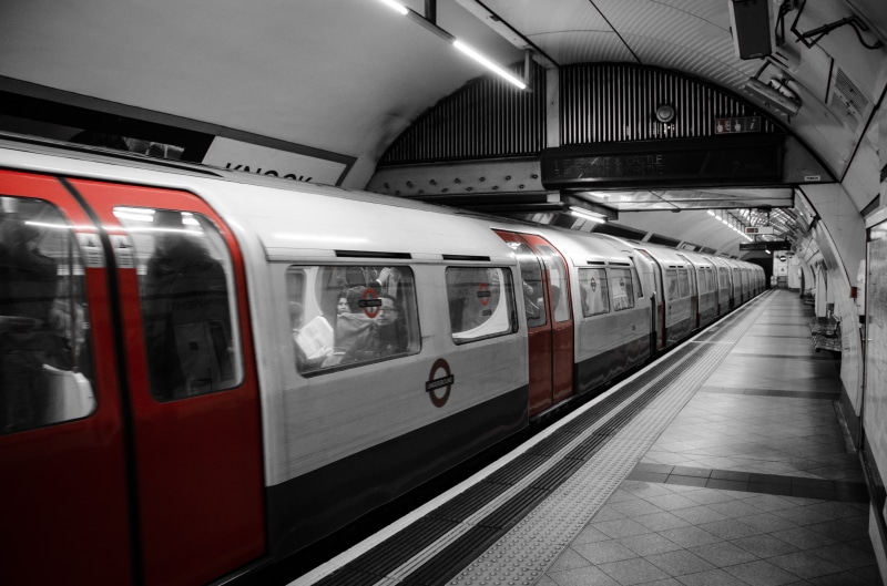 train, station, illuminated, locomotive, subway train, tube, vehicle, no people, public transportation, railroad station, travel, motion, railroad, arrival