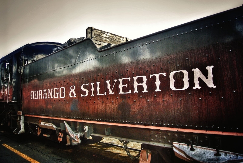 locomotive, nostalgia, steel and concrete structure, vintage, transportation, vehicle, Durango and Silverton, retro, train station, railroad, usa, shunting yard