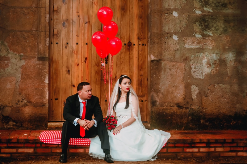 newly married, wedding, two people, women, couple - Relationship, republic, emotion, romance, adult, bride, sea, celebration, flowers, beautiful woman