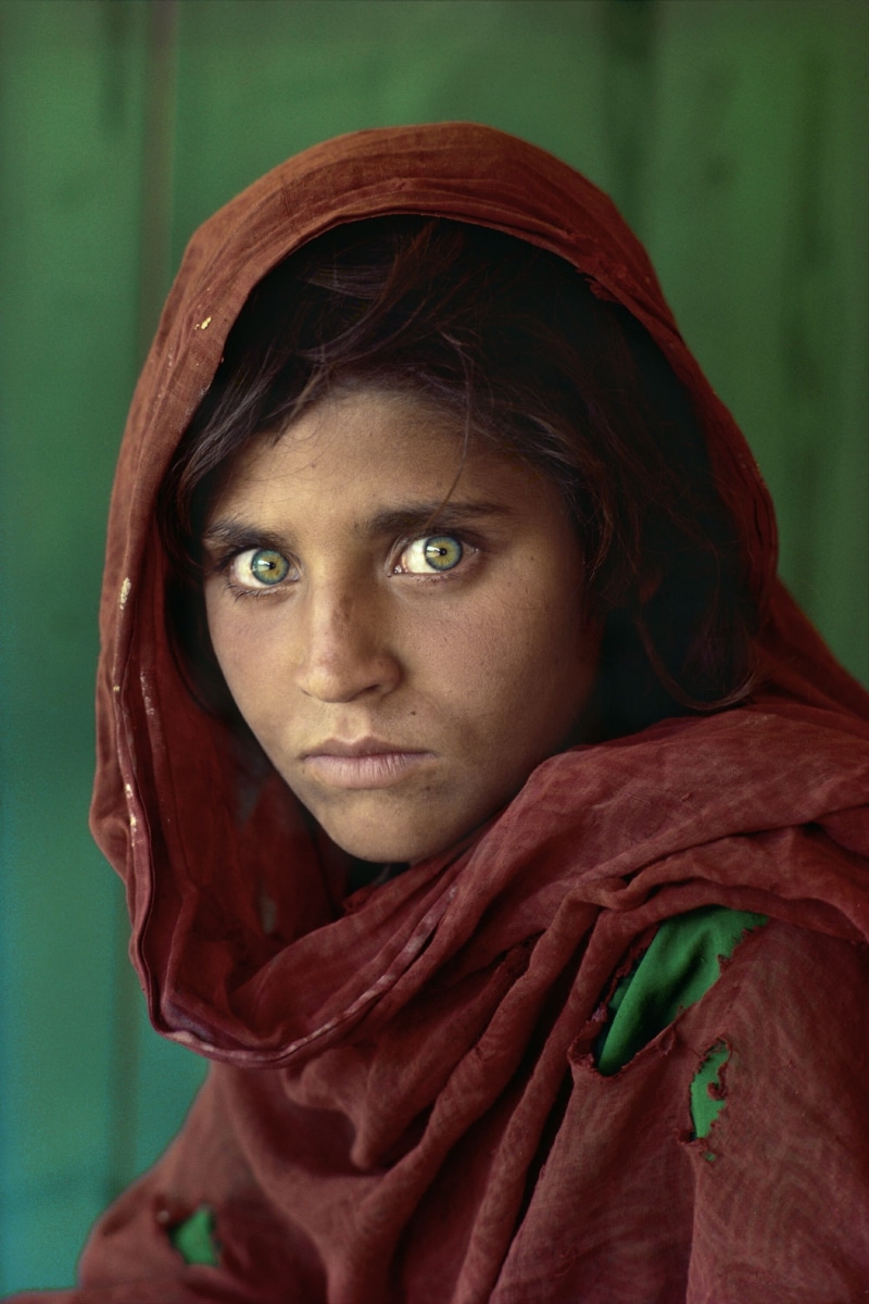 Steve McCurry, photography, artwork, Afghan Girl, 2K