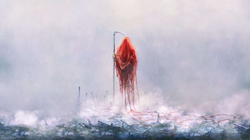 Mariusz Lewandowski, Photoshop, 4K, digital art, creepy, fan art, horror, painting