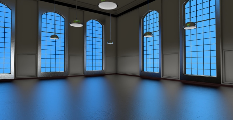day, blank, indoors, modern, background, within, 3d model, leave, 2K, isolated, building, light, empty, business, city, glass - material, no people, clean