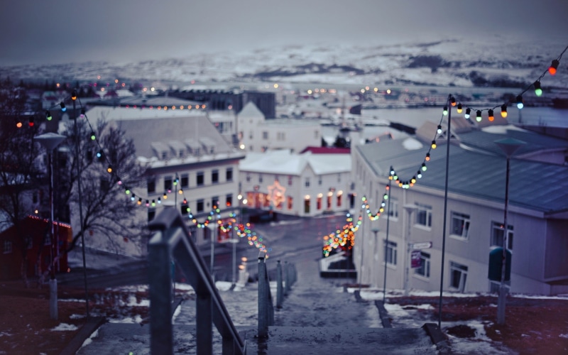 City, Lights, Christmas, Winter, New, Year, 1080P, Bokeh