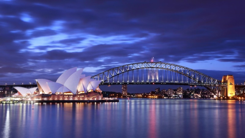 sky, city, night, bridge, arts culture and entertainment, nightlife, building exterior, structure, cityscape, dusk, built structure, cloud - sky, bridge - man made structure