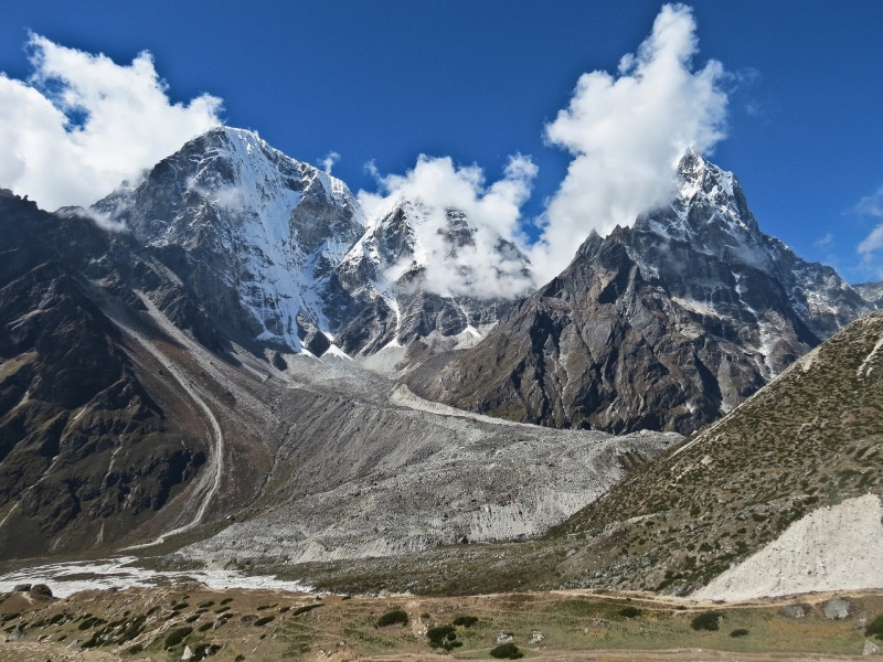 landscape, mountain, beauty in nature, idyllic, mountain peak, environment, scenics - nature, nepal, physical geography, non-urban scene, formation, day
