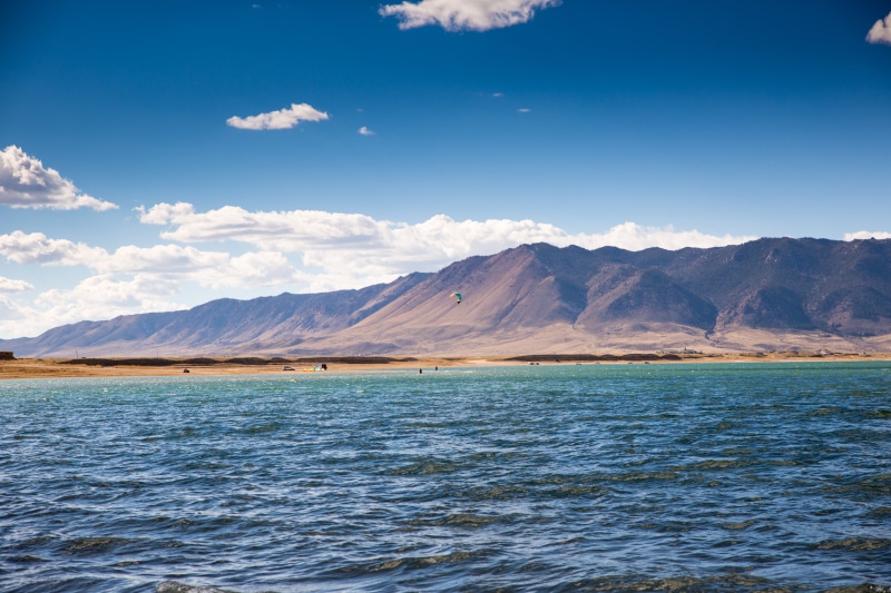 5K, fall, photography, Lake, natural  landscape, windsurfing, mountains, sky, WY, nature, kiteboarding, body of water, landscape photography, wind  surfing