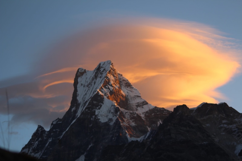 himalaya, nature, snow, formation, hill, landscape, sky, idyllic, pokhara, beauty in nature, cold temperature, mountain range, summer, asia, outdoors, hiking