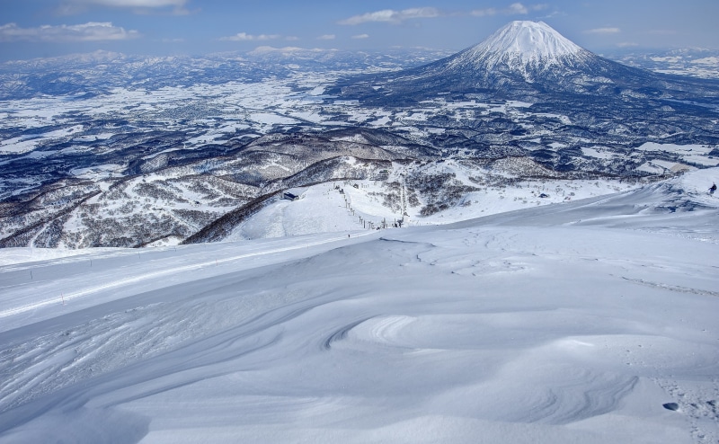 d700, 4K, Winter, hokkaido, mtyotei, Asia, Mountain, Snow, Japan, grandhirafu, yotei, mount, Resort