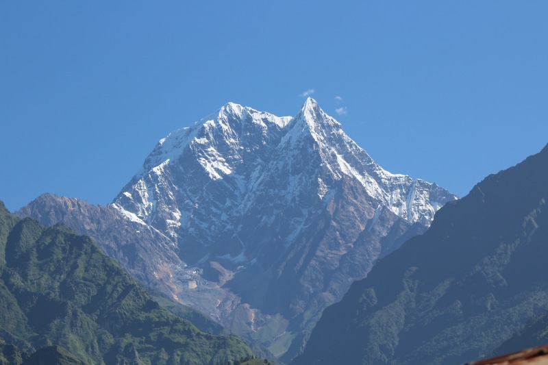 winter, nature, environment, himalaya, blue, beauty in nature, day, 5K, snowcapped mountain, cold temperature, mountain peak, idyllic, outdoors, tranquility