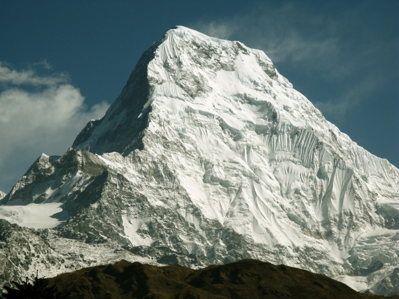 himalayas, 4K, hiking, scenics - nature, ice, nepal, mountain, photo, snowcapped mountain, nature, annapurna, non-urban scene, environment, tranquility