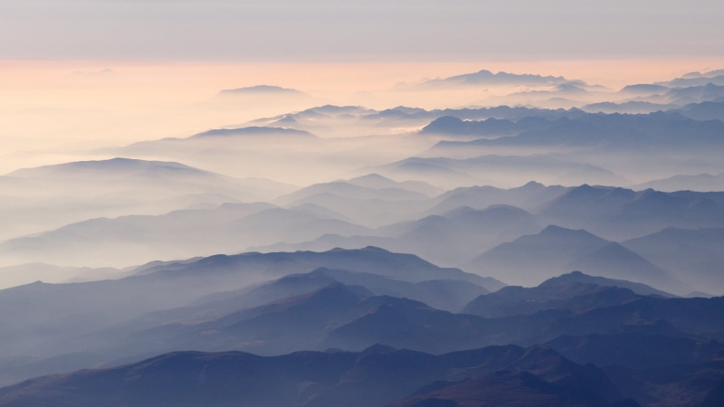 gray, 1080P, Dublin Bay, Girona, ryanair, hill, landscape, Pyrenees, mountain Peak, mountain Range, mountain, scenics, aerial, black and gray, photography