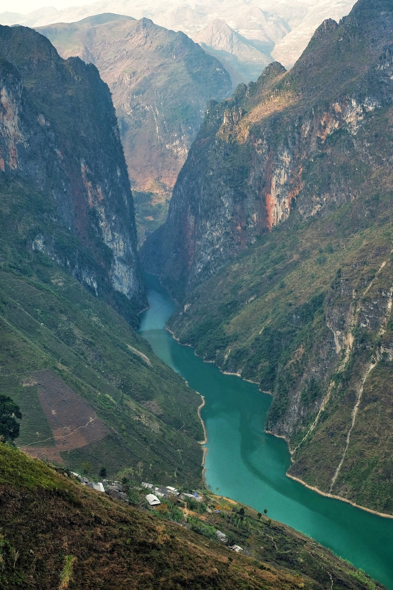 nho que river, non-urban scene, land, beauty in nature, 4K, landscape, scenics - nature, outdoors, forcus, high angle view, tranquil scene, fresh, photography