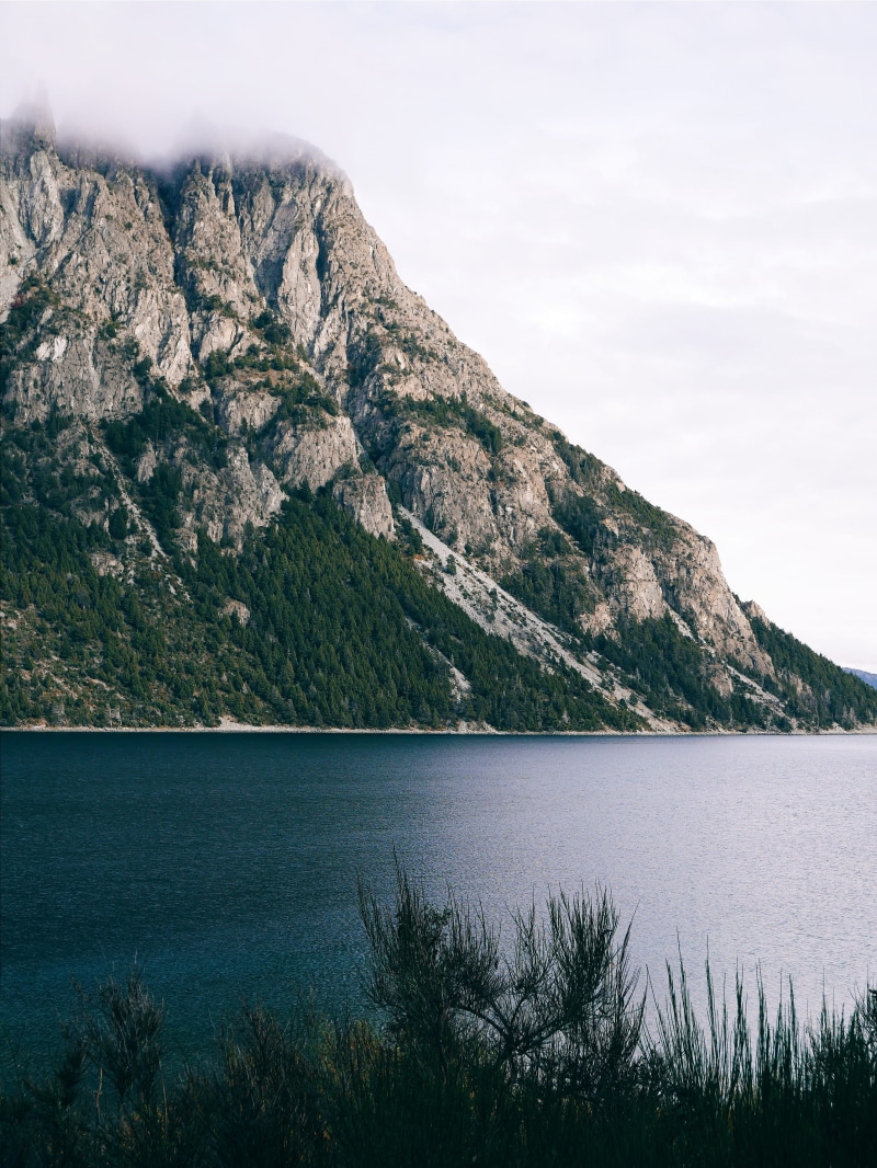 idyllic, growth, water, scenics - nature, argentina, mountain peak, non-urban scene, lake, moutain, mountain range, 2K, san carlos de bariloche, day, mountain