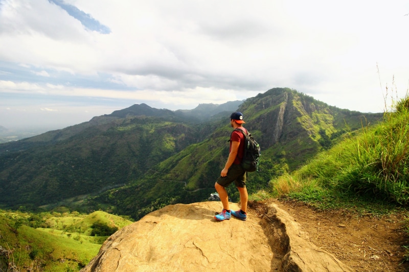 guys, sri lanka, panorama, mountain range, full length, 4K, asia, men, northface, leisure activity, explore, outdoors, non-urban scene, ceylon, real people