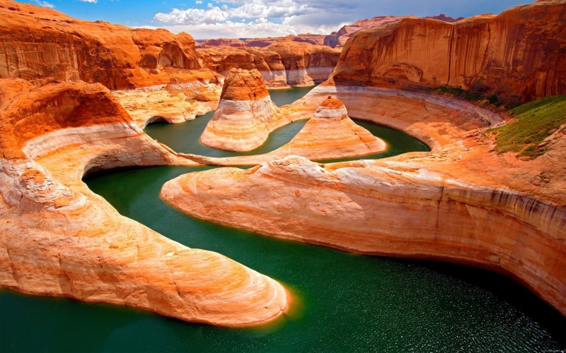 moutain, 2K, landscape, moutains, nature, canyon, grand, river, red