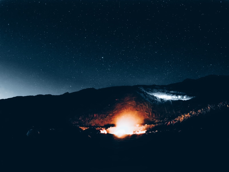 planet - Space, travel, science, mountain Range, scenics - nature, brown, space Exploration, astronomy, beauty In Nature, snow, volcano, mountain, star Field
