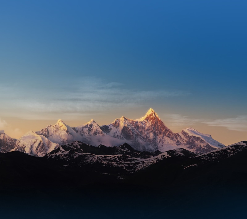 cold temperature, snow, non-urban scene, everest, landscape, sky, nepal, mount, idyllic, mountain, tranquil scene, environment, cloud - sky, no people