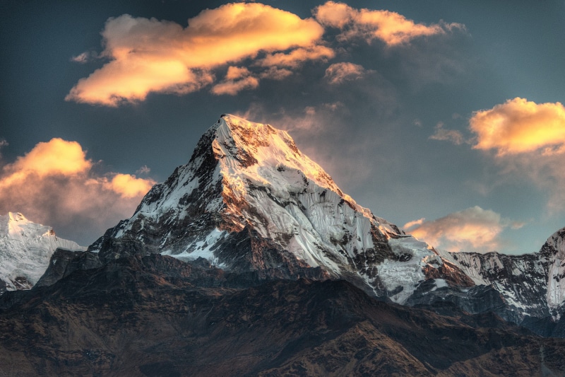 Nepal, hill, Mountain, 1080P, Poon Hill, poon