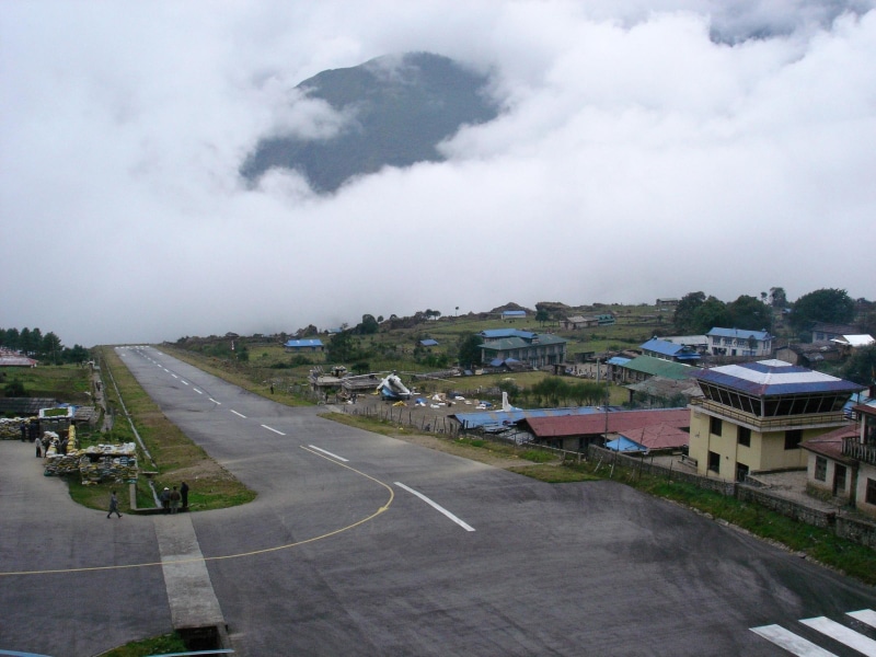 airports, lukla, himalayas, aircraft planes, nepal, 1080P
