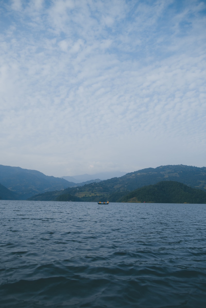 pokhara, begnas lake, tourism, waterfront, outdoors, begnas, nature, non-urban scene, nepal, no people, view into land, idyllic, lake, sea, day, scenics - nature