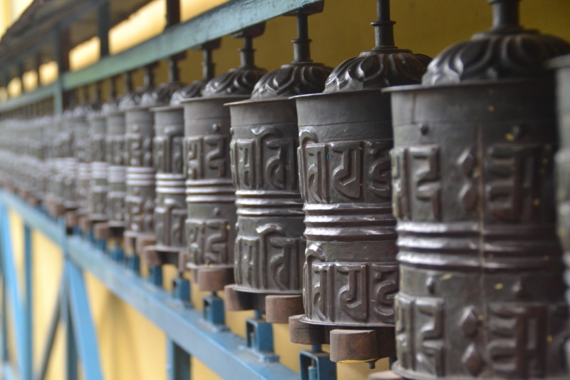drink, abundance, food and drink, communication, Baglung, selective focus, prayer wheels, government, in a row, buddhist, Pokhara, architecture, 4K, pokhara-baglung highway