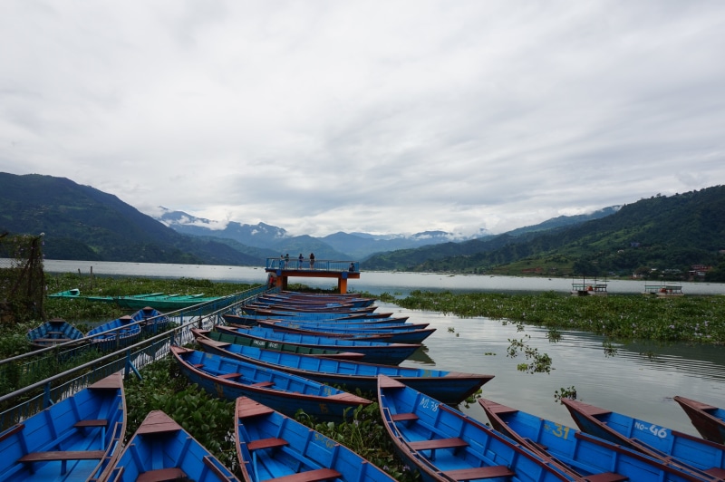 environment, built structure, phewa, boat, nautical vessel, outdoors, beauty in nature, sky, water, cloud - sky, nepal, travel, hill, architecture, lake