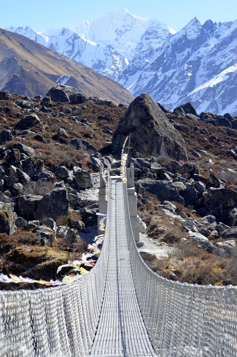 nepal, 4K, cold temperature, snow, snowcapped mountain, sky, trekking, rock, peak, day, tranquility, mountaineering, summit, mountain range, adventure