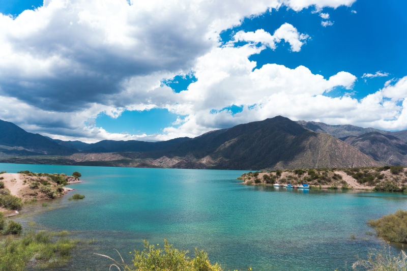 mountain range, plant, argentina, travel destinations, scenics - nature, outdoors, lake, mountains, travel, mountain, day, cordilleras de los andes, tranquility