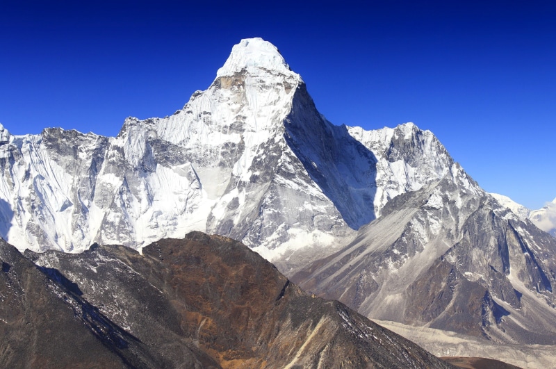 beautiful, slope, Dablam, Sanghiya, Loktāntrik, Democratic, capped, 2K, Ama, Peak, Ama Dablam, snow, land first climbing on, nature, Nepal, blue, eternal spectacle