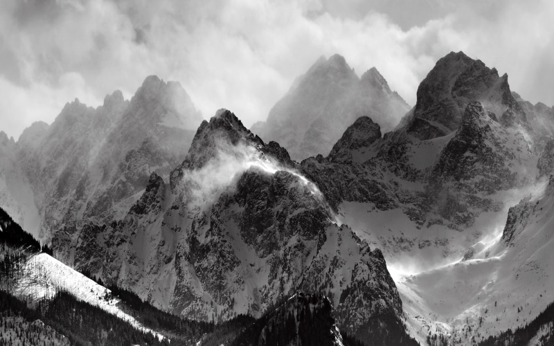 mist, landscape, Mount Everest, photography, ice, 2K, nature
