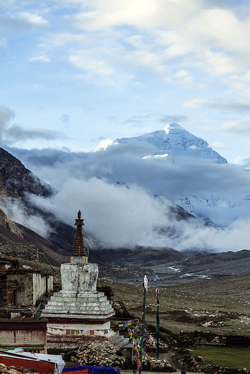 north side, outdoors, building, nature, himalayas, asia, highest monastery, day, buddhism, built structure, china, shrine, mountain, mountain range, religion