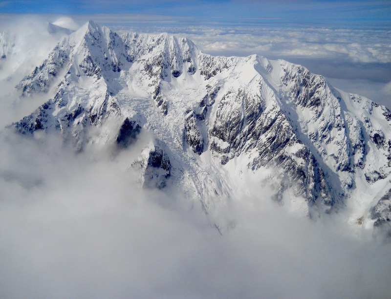 snow, ice, european Alps, aerial, airplane, nature, mountains, peak, mount everest, everest, blue, outdoors, 1080P, landscape, mountain Peak, scenics