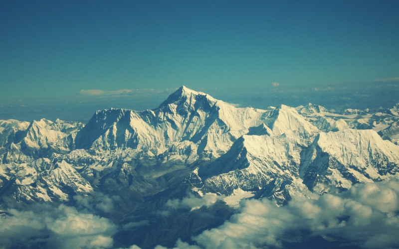 Mount Everest, mountains, snow, 2K, nature, landscape