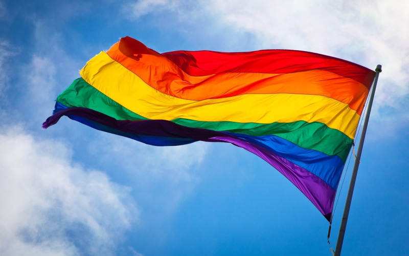 Pride, San Francisco, sky, Flag, Windy, clouds, Culture, LGBT, Colorful, rainbows, Gay, 1080P