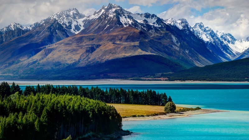 wilderness, water resources, sky, lake, highland, mountain, 4K, mountain range, nature, landscape, mount scenery