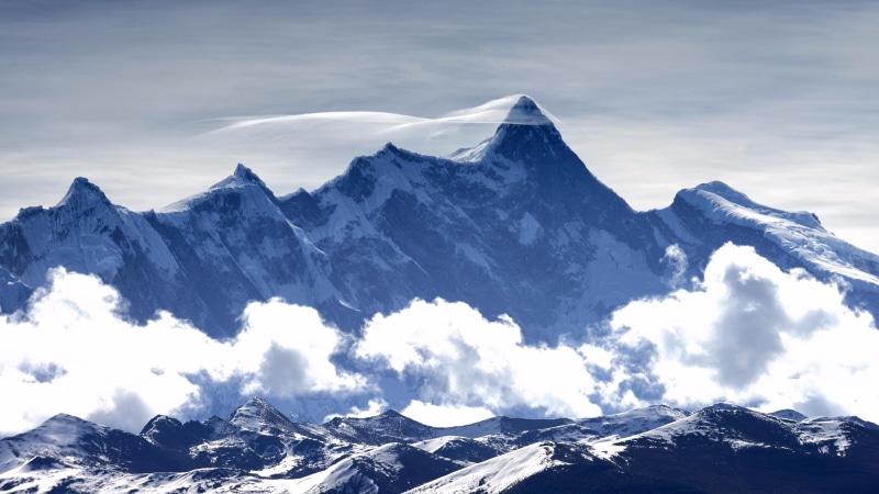 winter, no people, cloud - sky, formation, snowcapped mountain, nature, day, 4K, peak, asia, himalayas, beauty in nature, non-urban scene, cloud, namcha barwa