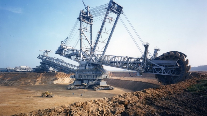 mine, landscape, excavator, 720P, machine