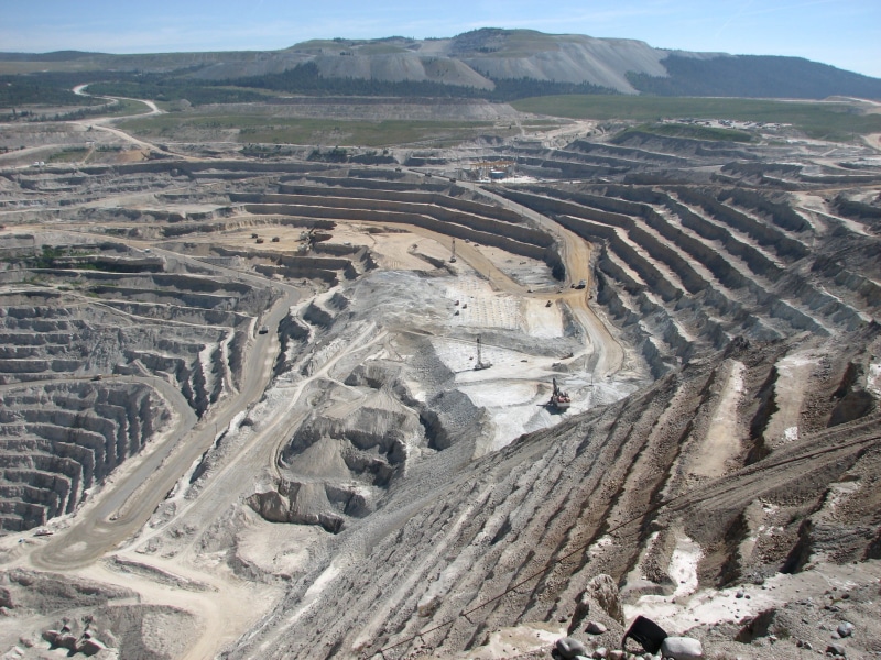 landscape, tranquility, physical geography, Copper, tranquil scene, geology, beauty in nature, nature, high angle view, industry, quarry, no people, day