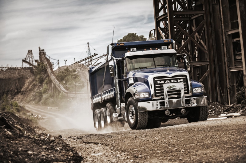 Mack, 2K, Granite, quarry, truck