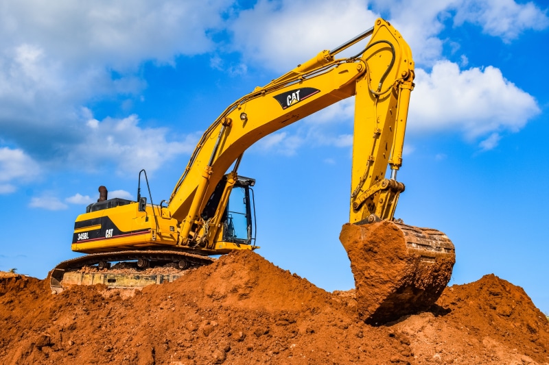quarry, transportation, industry, industrial equipment, digging, earth mover, heavy machine, digger, machinery, construction site, excavator, vehicle, mode of transportation