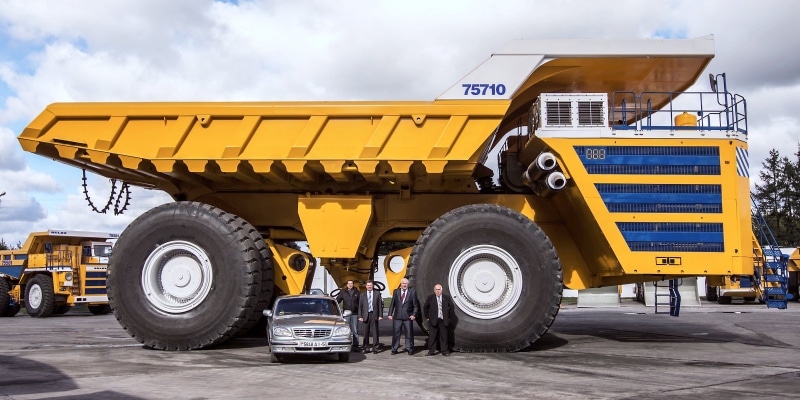 dump, tractor, 2K, 75710, quarry, construction, semi, belaz