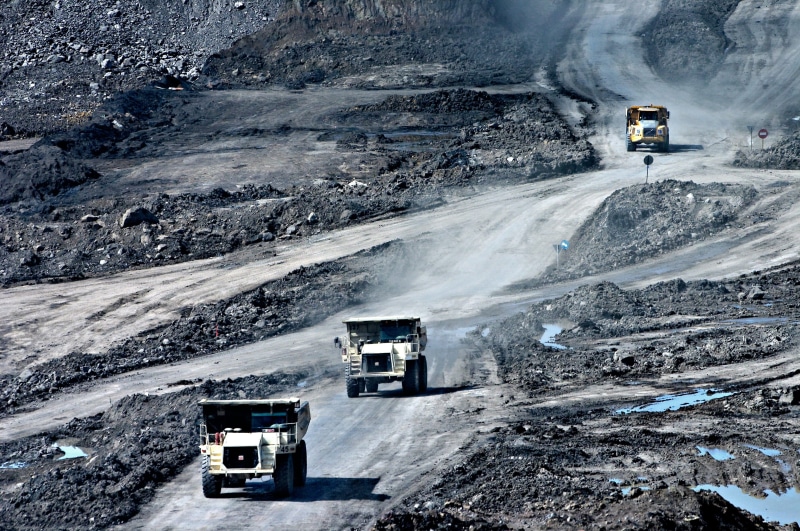 mode of transportation, east kalimantan, indonesia, three, drive, travel, scenics - nature, tarmac, transport, coal, road, asphalt, aerial, jeep, mining