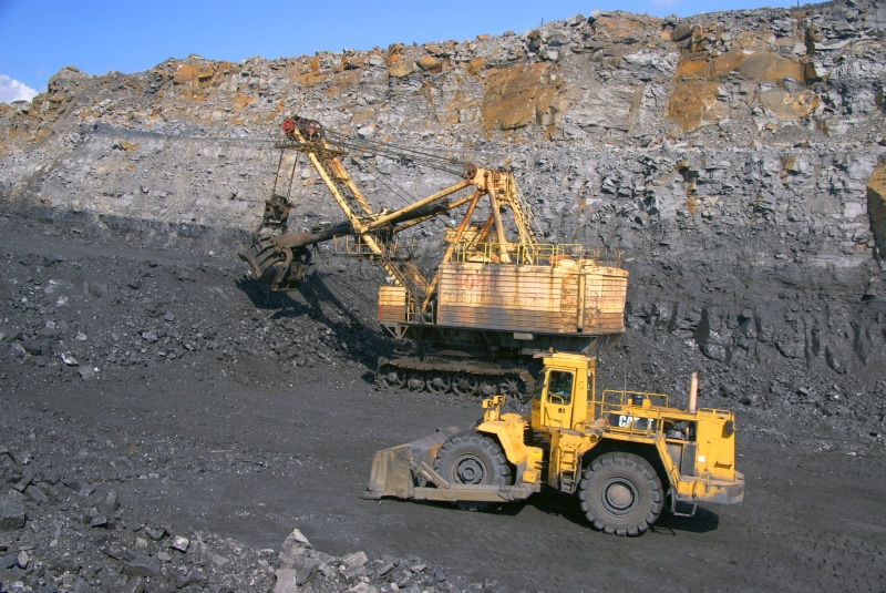 day, work, quarry, excavator, construction industry, siberia, yellow, digging, construction machinery, earth mover, no people, construction site, construction equipment