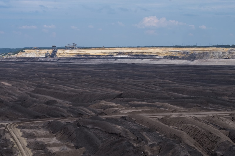 5K, open pit mining, environment, welzow, pollution, sand, arid climate, landscape, non-urban scene, commodity, mining, scenics - nature, technology, sky