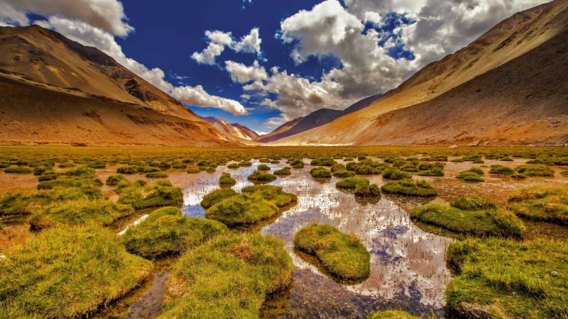 1080P, mountains, India, Ladakh, Jammu and Kashmir, valley