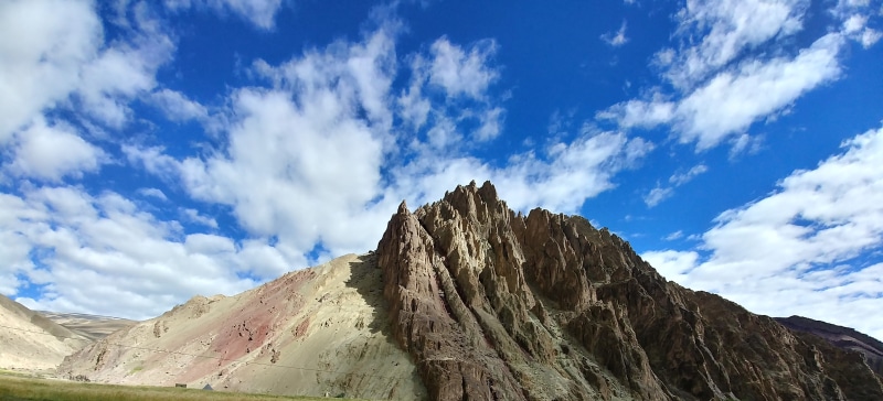 day, environment, 4K, climate, beauty in nature, landscape, rock - object, no people, cloud - sky, ancient, rock, mountain peak, non-urban scene, low angle view